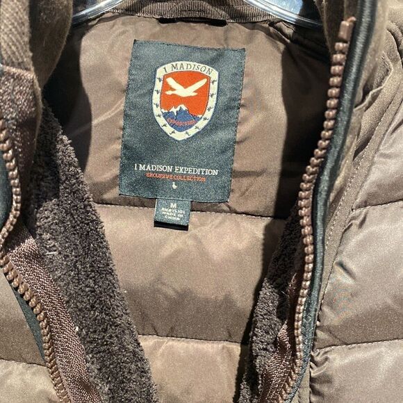 1 Madison Expedition Exclusive Collection Brown Jacket size Medium - Picture 6 of 15
